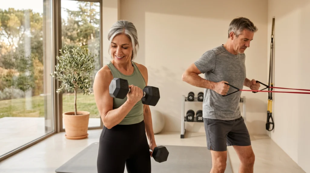 Hacer deporte a cualquier edad es importante para no perder masa muscular