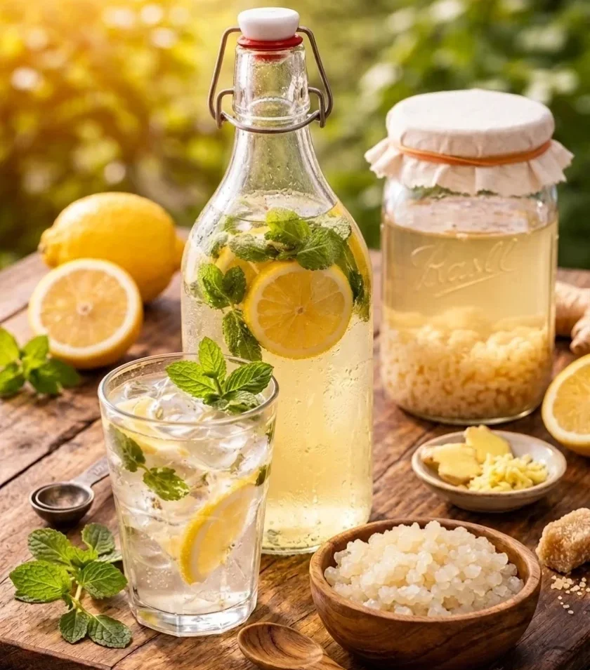 Convierte el kéfir de agua en una bebida deliciosa