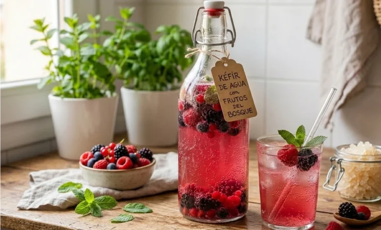 El kéfir de agua, un refresco muy saludable que cuida tu digestión