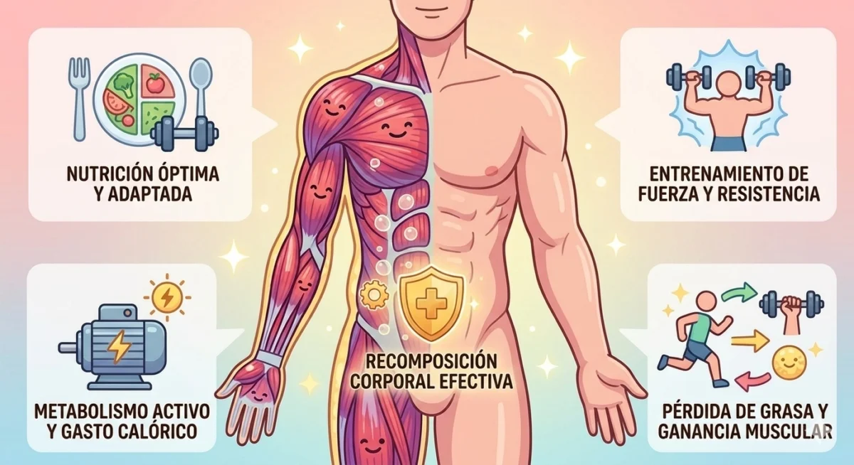 La recomposición corporal no es una cuestión de estética es una cuestión de salud