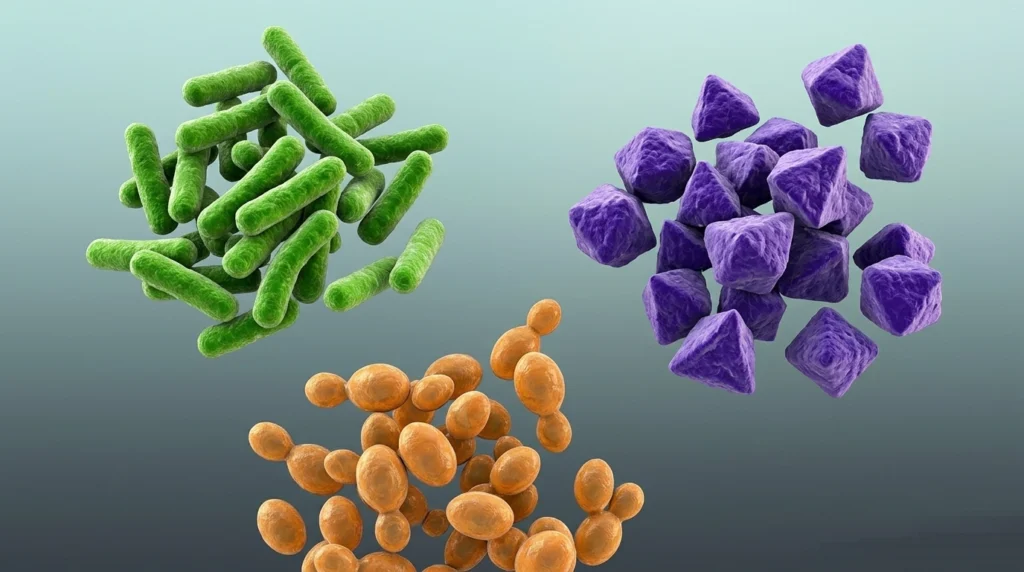 Bacterias, arqueas y hongos